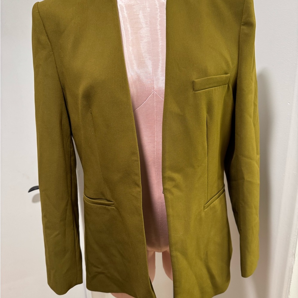 Zara Olive Green Women's Blazer